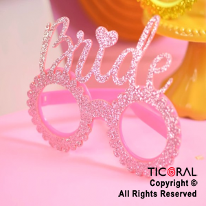 ANTEOJO GLITTER BRIDE ROSA X 1